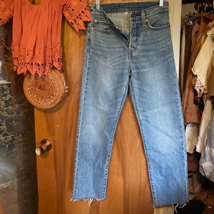 Levi Wedgie Fit Jeans  - Medium Wash